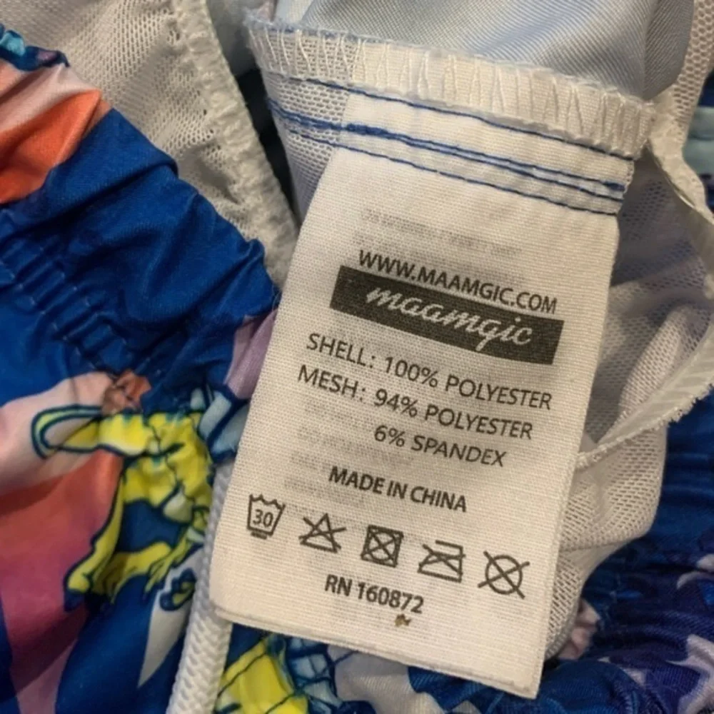 Maamgic Dinosaur‎ Swim Trunks Check Measurements For Size